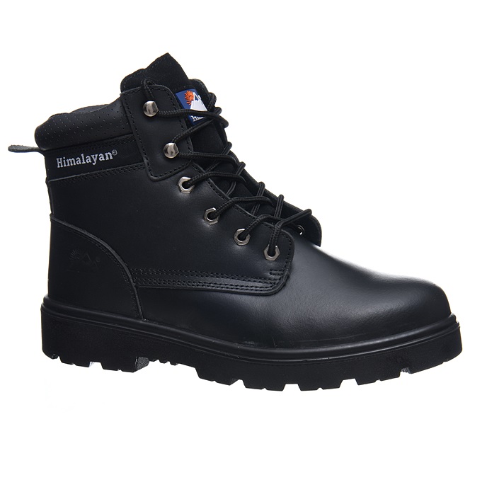 HIMALAYAN 1120 S3 black leather ankle steel toe safety boot with midsole 
